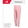 image:imageNew Balance Girls Sweatpants Fleece Joggers Drawstring Waist amp Pockets  Cozy Warmth Ribbed Ankle Cuffs Stretchy Elastic Comfort for School Dance Sports amp Everyday Play Youth KidsCentury Pink