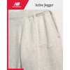 image:imageNew Balance Girls Sweatpants Fleece Joggers Drawstring Waist amp Pockets  Cozy Warmth Ribbed Ankle Cuffs Stretchy Elastic Comfort for School Dance Sports amp Everyday Play Youth KidsOatmeal Heather