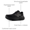 image:imageNew Balance Mens Fresh Foam X 880v15BlackBlackBlack Metallic