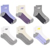 image:imageNew Balance Unisex Adult Performance Cushioned Ankle Socks  6 Pairs  Moisture WickingLight Blue Assorted