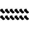 image:imageNew Balance Unisex Adult Performance Cushioned Low Cut Socks  6 amp 12 Pairs  Moisture WickingBlack 12 Pairs
