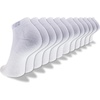 image:imageNew Balance Unisex Adult Performance Cushioned Low Cut Socks  6 amp 12 Pairs  Moisture WickingWhite 12 Pairs