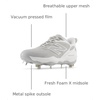image:imageNew Balance Womens Fresh Foam X Velo V4 Metal Softball ShoesRaincloudWhite