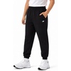 image:imageNew Balance Boys Fleece Sweatpants Joggers Drawstring amp Pockets 820  Cozy Lightweight Warmth TaperedLeg Athletic Fit Ribbed Cuffs for School Travel Practice amp Weekend WearBlack