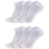 image:imageNew Balance Unisex Adult Performance Cushioned Low Cut Socks  6 amp 12 Pairs  Moisture WickingWhite 6 Pairs