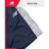 image:imageNew Balance Boys 2 Pack MoistureWicking Mesh Basketball Shorts Sizes 820  QuickDry Finish Keeps Him Cool Side Pocket Holds a Phone or Snacks StayPut Waistband Relaxed Athletic CutGreyDeep Blue