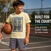 image:imageNew Balance Boys 2 Piece Cotton Blend Jersey Shirt amp Basketball Shorts  Bold Front Design Breathable Short Sleeve Top Flexible Fit Built for Sports Play amp Confident Everyday Youth StyleYellow Grey