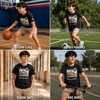 image:imageNew Balance Boys 2 Piece Cotton Blend Jersey Shirt amp Basketball Shorts  Bold Front Design Breathable Short Sleeve Top Flexible Fit Built for Sports Play amp Confident Everyday Youth StyleBlack Stoneware