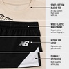 image:imageNew Balance Boys 2 Piece Cotton Blend Jersey Shirt amp Basketball Shorts  Bold Front Design Breathable Short Sleeve Top Flexible Fit Built for Sports Play amp Confident Everyday Youth StyleLinenBlack