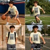 image:imageNew Balance Boys 2 Piece Cotton Blend Jersey Shirt amp Basketball Shorts  Bold Front Design Breathable Short Sleeve Top Flexible Fit Built for Sports Play amp Confident Everyday Youth StyleYellow Grey