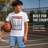 image:imageNew Balance Boys 2 Piece Cotton Blend Jersey Shirt amp Basketball Shorts  Bold Front Design Breathable Short Sleeve Top Flexible Fit Built for Sports Play amp Confident Everyday Youth StyleWhite Stillblue