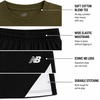 image:imageNew Balance Boys 2 Piece Cotton Blend Jersey Shirt amp Basketball Shorts  Bold Front Design Breathable Short Sleeve Top Flexible Fit Built for Sports Play amp Confident Everyday Youth StyleDark OlivineBlack