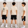 image:imageNew Balance Boys 2 Piece Cotton Blend Jersey Shirt amp Basketball Shorts  Bold Front Design Breathable Short Sleeve Top Flexible Fit Built for Sports Play amp Confident Everyday Youth StyleLinenBlack