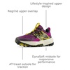 image:imageNew Balance Womens Dynasoft Tektrel V1 SuedePurple FuchsiaBlackGinger Lemon