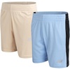 image:imageNew Balance Boys 2 Pack MoistureWicking Mesh Basketball Shorts Sizes 820  QuickDry Finish Keeps Him Cool Side Pocket Holds a Phone or Snacks StayPut Waistband Relaxed Athletic CutSky Timberwolf Tan