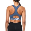 image:imageNew Balance Womens Seamless Wirefree Racerback Sports Bra with Removable Pads Bottom Band with Logo Vintage Indigo X Large