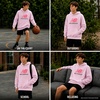 image:imageNew Balance Boys Lightweight Double Fleece Lined Pullover Hoodie 820  Reinforced Stitching Ribbed Cuffs amp Kangaroo Pockets Cozy Warmth with Logo Detail for Sports amp SchoolRose Sugar