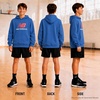 image:imageNew Balance Boys Lightweight Double Fleece Lined Pullover Hoodie 820  Reinforced Stitching Ribbed Cuffs amp Kangaroo Pockets Cozy Warmth with Logo Detail for Sports amp SchoolSeastone