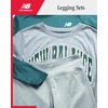 image:imageNew Balance Girls 3 Piece Short Sleeve Long Sleeve Shirts amp Leggings Set  Soft Flexible Fit Coordinated Tops Supportive Warmth Built for Play School Days Sports Practice amp Busy PlaydatesGreen Grey