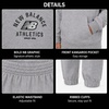 image:imageNew Balance Boys 2 Piece Fleece Pullover Hoodie amp Jogger Sweatpants 816  Athletic Sweatsuit Set for Sports HeatSeal Logo Details Ribbed Cuffs amp Elastic Waist SideSeam Plus Kangaroo PocketsGrey