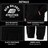 image:imageNew Balance Boys 2 Piece Fleece Pullover Hoodie amp Jogger Sweatpants 816  Athletic Sweatsuit Set for Sports HeatSeal Logo Details Ribbed Cuffs amp Elastic Waist SideSeam Plus Kangaroo PocketsNew Black