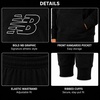 image:imageNew Balance Boys 2 Piece Fleece Pullover Hoodie amp Jogger Sweatpants 816  Athletic Sweatsuit Set for Sports HeatSeal Logo Details Ribbed Cuffs amp Elastic Waist SideSeam Plus Kangaroo PocketsBlack
