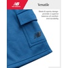 image:imageNew Balance Boys 3 Piece Crewneck Graphic Tees amp Performance Shorts 812  Fun Modern Prints Solid Coordinated Tops Easy Dressing Built for Sports Play amp Practical Everyday Summer WearBlue Parchment