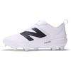 image:imageNew Balance Mens FuelCell 4040 V8 Molded  Baseball CleatsWhiteWhiteBlack