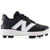 image:imageNew Balance Kids 4040 V7 RubberMolded  Baseball CleatsBlackOptic White