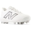 image:imageNew Balance Kids 4040 V7 RubberMolded  Baseball CleatsOptic WhiteRaincloud