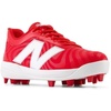 image:imageNew Balance Kids 4040 V7 RubberMolded  Baseball CleatsTeam RedOptic White