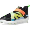 image:imageNew Balance Mens FuelCell Lindor V2 Metal Baseball Shoes  Baseball CleatsBlackNeon Dragonfly