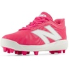 image:imageNew Balance Kids 4040 V7 RubberMolded  Baseball CleatsHipinkOptic White