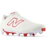 image:imageNew Balance Unisex Adult Burnx4  Lacrosse CleatsWhiteRed