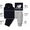 image:imageNew Balance Boys 2 Piece Fleece Pullover Hoodie amp Jogger Sweatpants 820Dark Navy Grey