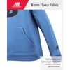 image:imageNew Balance Boys 2 Piece Fleece Pullover Hoodie amp Jogger Sweatpants 820Heron Blue