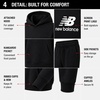 image:imageNew Balance Boys 2 Piece Fleece Pullover Hoodie amp Jogger Sweatpants 820Midnight Black