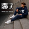 image:imageNew Balance Boys 2 Piece Fleece Pullover Hoodie amp Jogger Sweatpants 820Navy