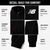 image:imageNew Balance Boys 2 Piece Fleece Pullover Hoodie amp Jogger Sweatpants 820New Black