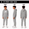 image:imageNew Balance Boys 2 Piece Fleece Pullover Hoodie amp Jogger Sweatpants 820New Grey Heather