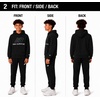 image:imageNew Balance Boys 2 Piece Fleece Pullover Hoodie amp Jogger Sweatpants 820Team Black