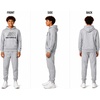 image:imageNew Balance Boys 2 Piece Fleece Pullover Hoodie amp Jogger Sweatpants 820Team Grey