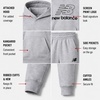 image:imageNew Balance Boys 2 Piece Fleece Pullover Hoodie amp Jogger Sweatpants 820Team Grey