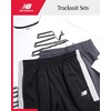 image:imageNew Balance Boys 3 Piece Waffle Knit Thermal Shirt amp Jogger SweatpantsWhiteBlack