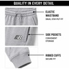 image:imageNew Balance Boys Fleece Sweatpants Joggers Drawstring amp Pockets 820Athlete Grey Heather