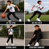 image:imageNew Balance Boys Fleece Sweatpants Joggers Drawstring amp Pockets 820Midnight Black