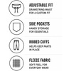 image:imageNew Balance Boys Fleece Sweatpants Joggers Drawstring amp Pockets 820Midnight Black