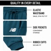 image:imageNew Balance Boys Fleece Sweatpants Joggers Drawstring amp Pockets 820New Spruce