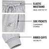 image:imageNew Balance Boys Fleece Sweatpants Joggers Drawstring amp Pockets 820Oatmeal Heather