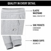 image:imageNew Balance Boys Fleece Sweatpants Joggers Drawstring amp Pockets 820Team Grey